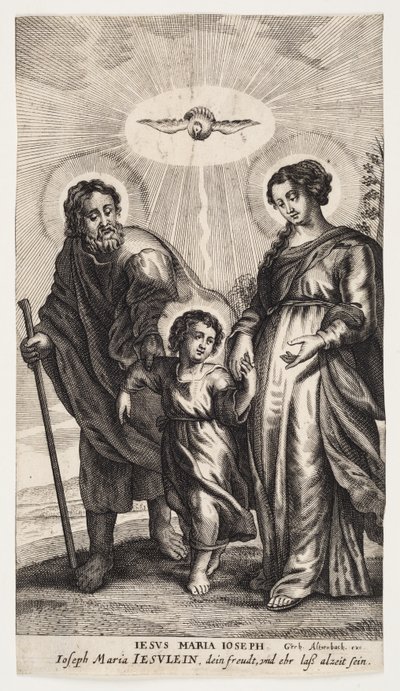 Gesù con Maria e Giuseppe da Ubekendt