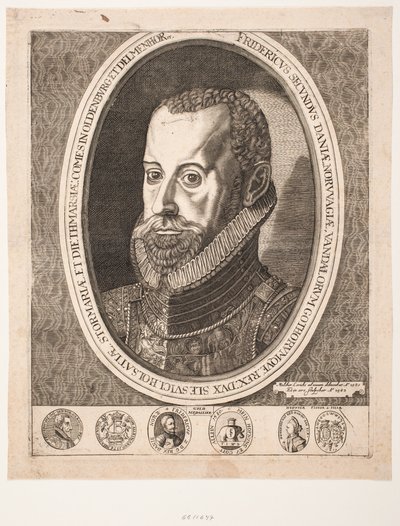 Re Federico II di Danimarca da Ubekendt
