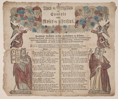 La legge e il Vangelo o Conversazione tra Mosè e Cristo da Ubekendt