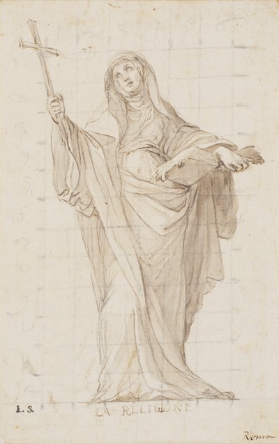 Allegoria della religione da Ubekendt KKSgb7386