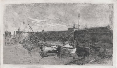 Il porto di Viareggio [La Darsena] da Uberto dell
