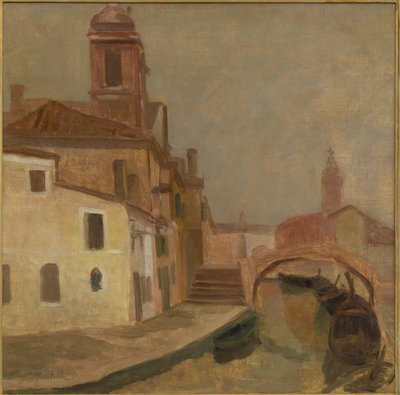 Case e un ponte a Chioggia da Ugo Martelli