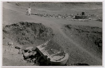 Frammenti di stele, Axum, Etiopia, fotografia di Ugo Monneret de Villard da Ugo Monneret de Villard