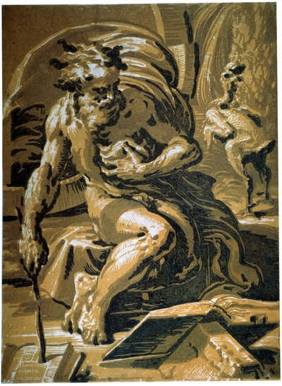 Diogene, dopo il 1527 da Ugo da Carpi