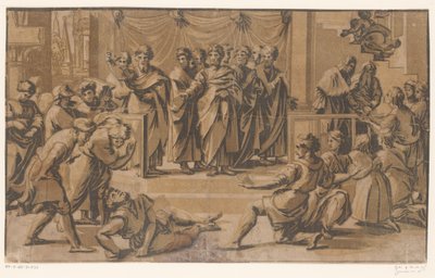 Morte di Anania da Ugo da Carpi