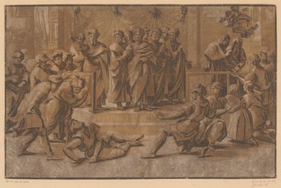 Morte di Anania da Ugo da Carpi