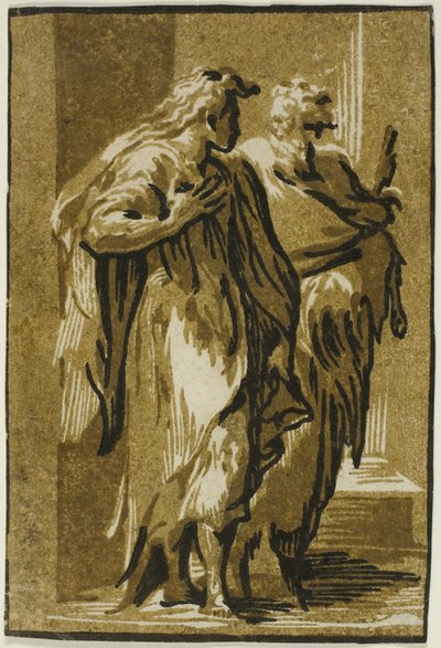 Gli apostoli Pietro e Giovanni da Ugo da Carpi