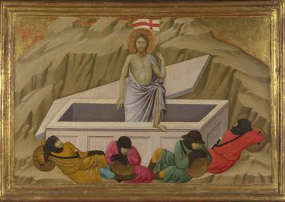 La Resurrezione Dalla Basilica di Santa Croce, Firenze, c. 1324-1325 da Ugolino di Nerio