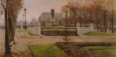 Una vista dei giardini delle Tuileries, Parigi da Ulisse Caputo
