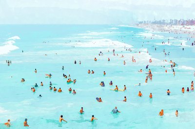 Giornata alla spiaggia di Turquoise da Uma Gokhale