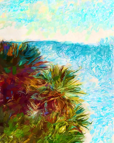 Palme costiere dai colori vivaci da Uma Gokhale