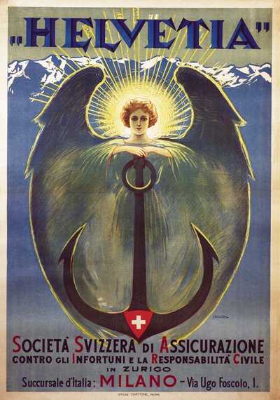 Helvetia Poster di Umberto Boccioni da Umberto Boccioni