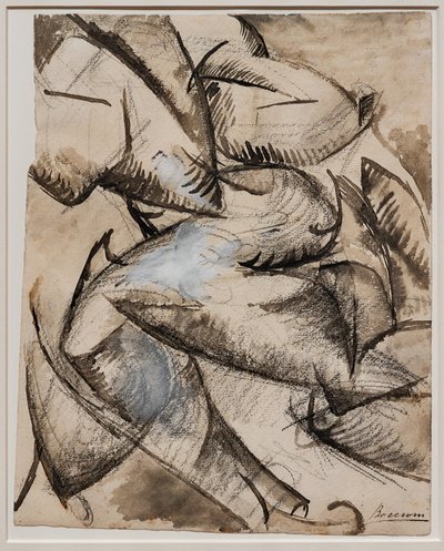 Voglio vedere le forme umane in movimento (Muscoli in movimento) da Umberto Boccioni