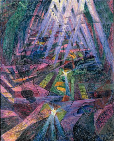 Le forze di una strada da Umberto Boccioni