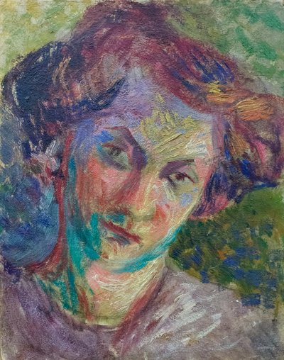Ritratto di una donna, c.1909-10 da Umberto Boccioni