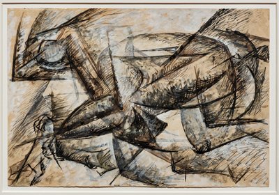 Studi per il dinamismo di un ciclista da Umberto Boccioni