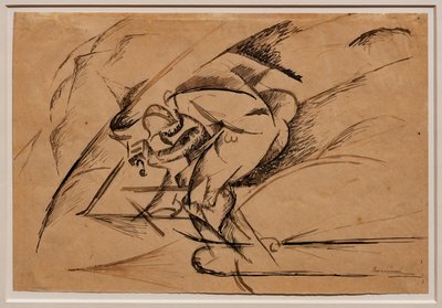 Studi per il dinamismo di un ciclista da Umberto Boccioni