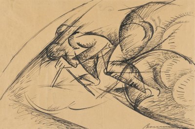 Studio per Forza Dinamica di un Ciclista I da Umberto Boccioni