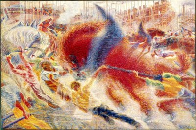 La città che sale da Umberto Boccioni