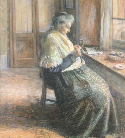 La Madre, ritratto di una donna anziana da Umberto Boccioni