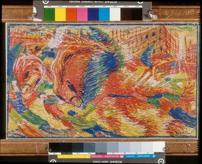 La città che sale da Umberto Boccioni