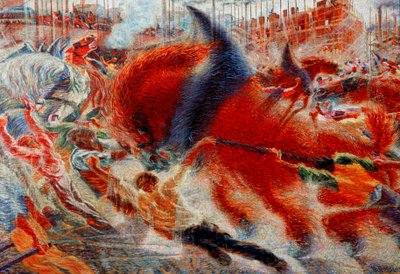 La città che sale da Umberto Boccioni