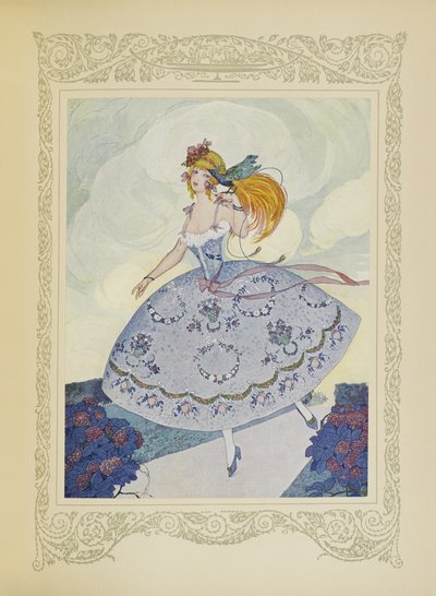 Chéri volò sulla spalla di Zelie, che era deliziata dalla dolcezza di questo piccolo animale, illustrazione da 