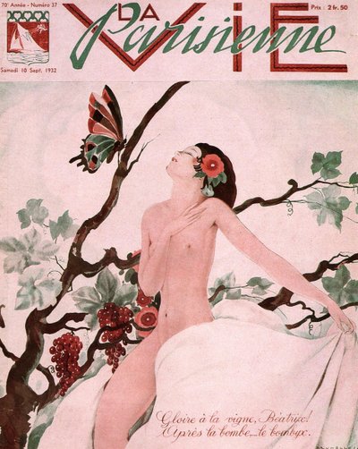 Copertina della rivista La Vie Parisienne, 1932 da Umberto Brunelleschi