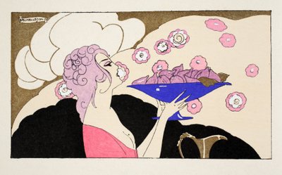 Donna con una ciotola di fichi da Umberto Brunelleschi