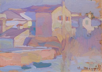 Piccolo paesaggio di Burano da Umberto Moggioli