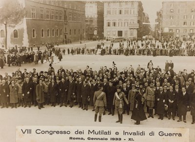 "VIII Congresso dei Mutilati e Invalidi di Guerra - Roma, gennaio 1933 - 11" da Umberto Palleschi