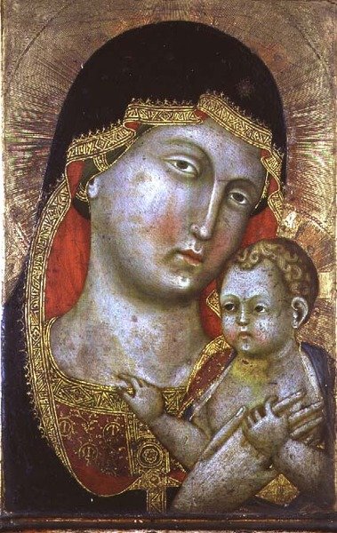 Vergine col Bambino, c.1400 da Umbrian School