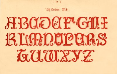 13° secolo. MS., 1862 da Unbekannt