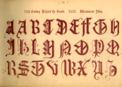 XIV secolo. Riccardo II. 1400. Abbazia di Westminster da Unbekannt