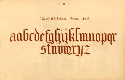 XV e XVI secolo. Tedesco. Piccolo, 1862 da Unbekannt