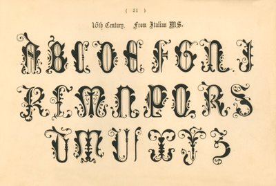 XVI secolo. Da manoscritto italiano, 1862 da Unbekannt