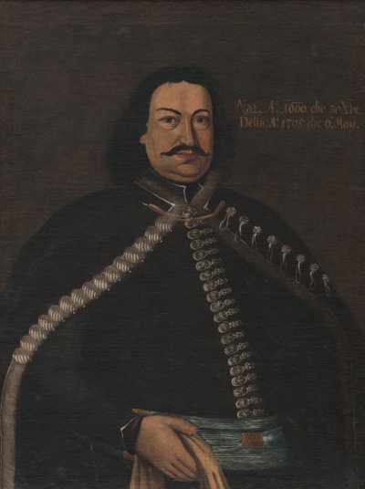 Ritratto di N. Kubínyi del XVIII secolo da Unbekannt Unbekannt