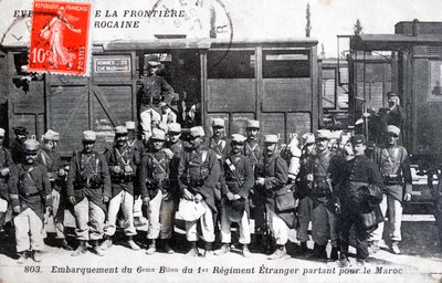 1° reggimento Legione Straniera Francese, Marocco, 1911 da Unbekannt