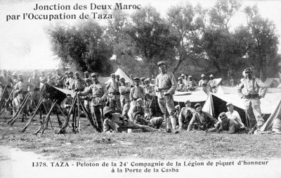 24ª compagnia della Legione Straniera Francese, Taza, Marocco, 1904 da Unbekannt