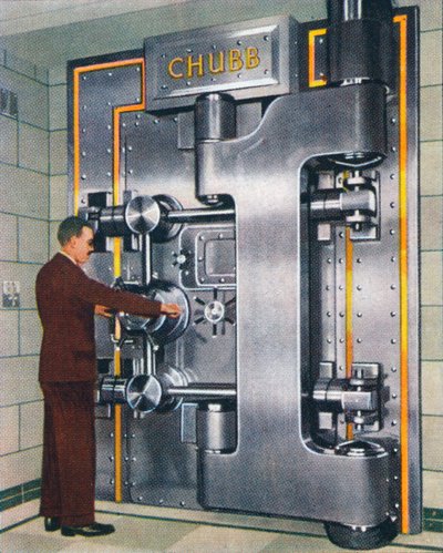 Porta del tesoro da 30 tonnellate, 1938 da Unbekannt