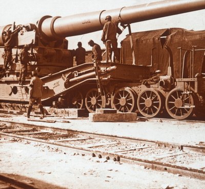 Cannone ferroviario 370 chiamato Louise, Mailly, Francia settentrionale da Unbekannt