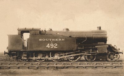 Locomotiva 4.8.2. No. E. 492, inizio XX secolo da Unbekannt