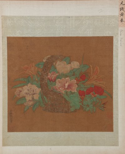 Un cesto di fiori da Unbekannt