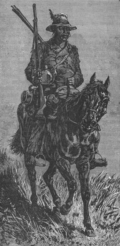 Una guida Basuto, c1880 da Unbekannt