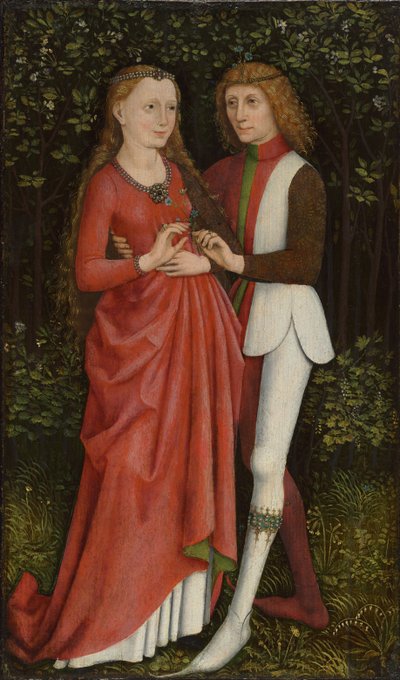 Una coppia di sposi, c. 1470 da Unbekannt