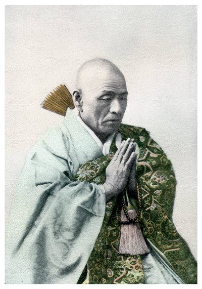 Un sacerdote buddista, 1904 da Unbekannt