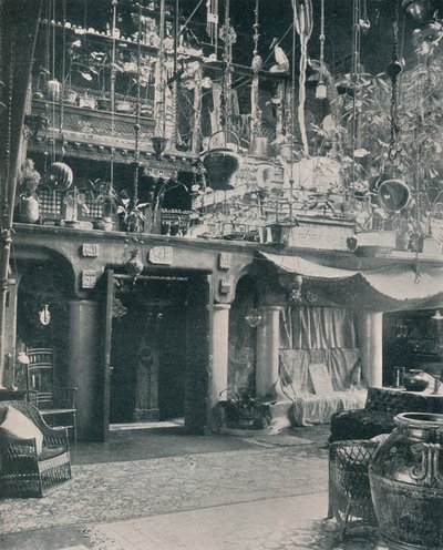 Un angolo nello studio del signor Louis C. Tiffany da Unbekannt
