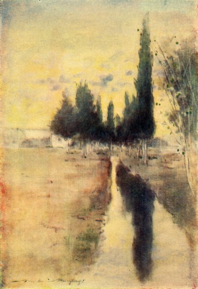 Un villaggio olandese vicino a Edenburg, 1902 da Unbekannt