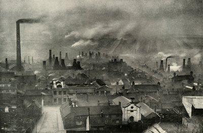 Un paesaggio industriale nelle Potteries da Unbekannt