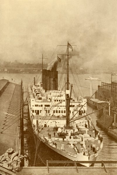 Un famoso transatlantico francese, Il Paris 34.569 tonnellate, c1930 da Unbekannt